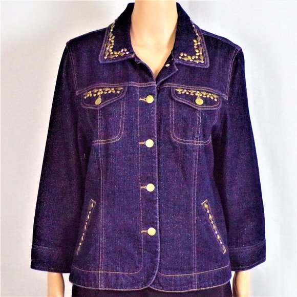 denim jacket size 14